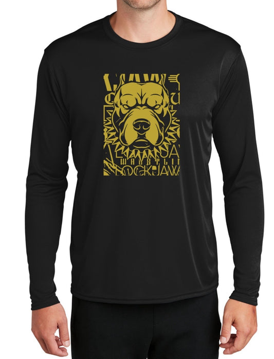 Lockjaw Long Sleeve Dri-Fit - Black/Gold